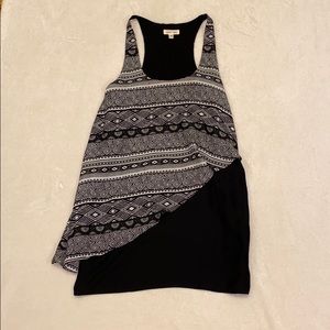 Anthropologie Silence + Noise Long Racerback Top